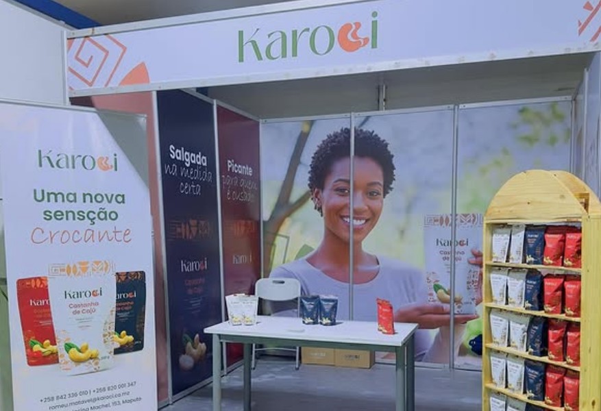 Stand Karoci em evento de produtos moçambicanos