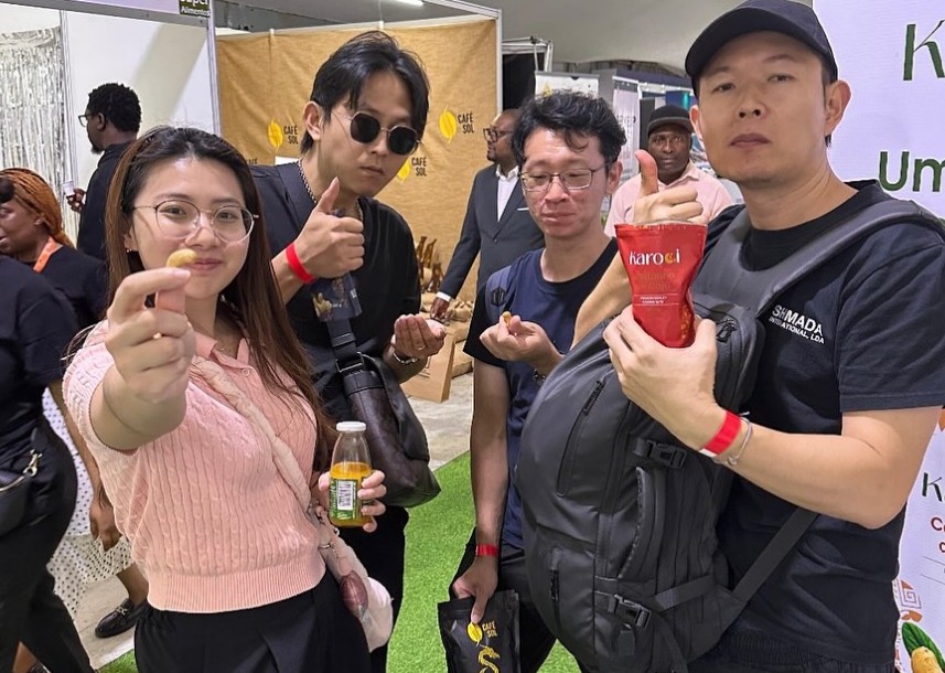 Karoci em exposição de produtos nacionais